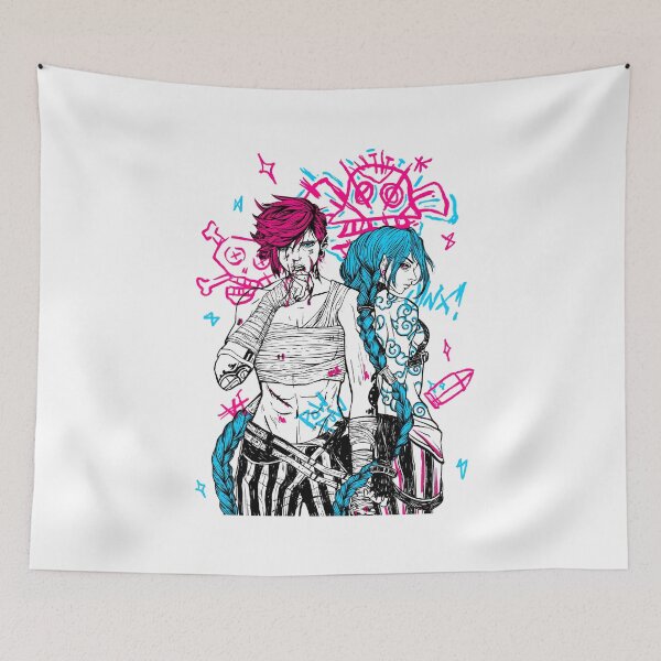 Item preview, Jinx Vi Arcane Graphic Style designed and sold by HaloHop.