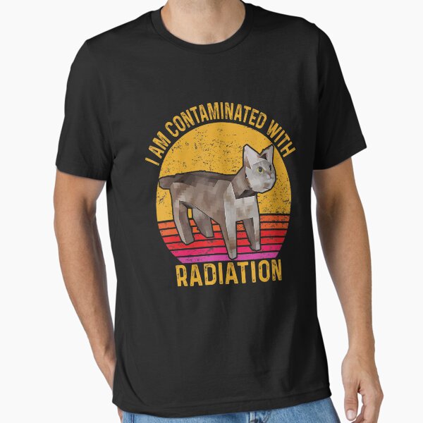 Artikel-Vorschau von Lustiges japanisches Katzenmeme „Ich bin mit Strahlung kontaminiert“, designt und verkauft von DreamyNature.