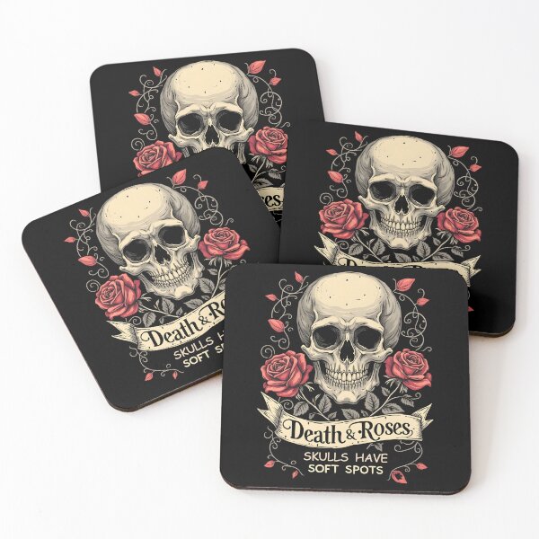 Item preview, Death & Roses: Skulls Have Soft Spots designed and sold by exclusivebucket.