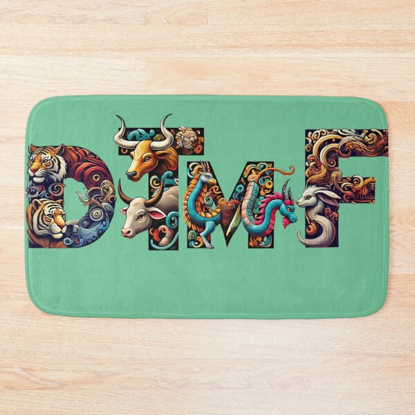 Item preview, DTMF Mythical and Wildlife Typography - Artistic Animal Design designed and sold by Kts20.