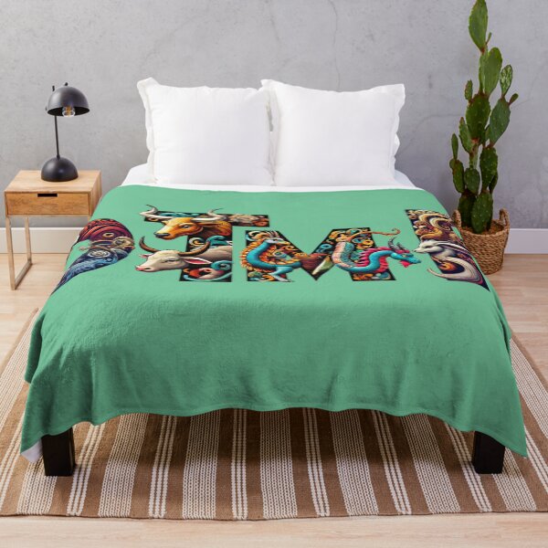 Item preview, DTMF Mythical and Wildlife Typography - Artistic Animal Design designed and sold by Kts20.