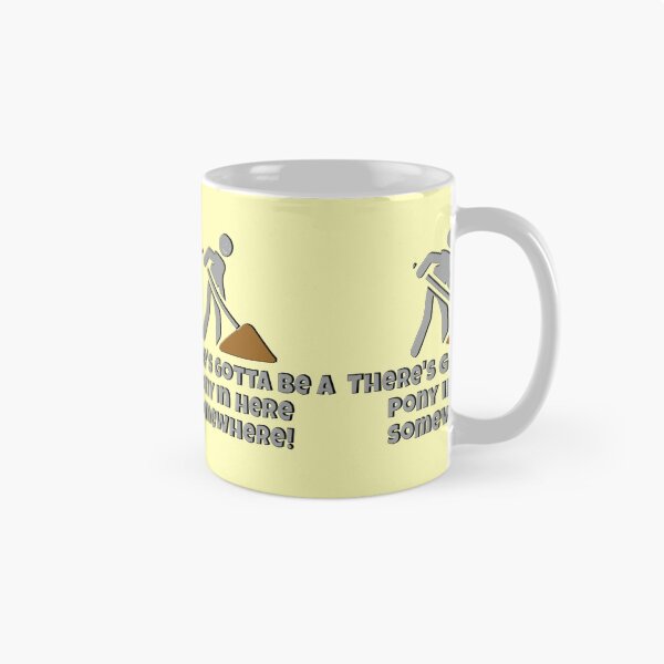 Item preview, There's Gotta Be A Pony In Here Somewhere! (Gray) designed and sold by He-Cool.