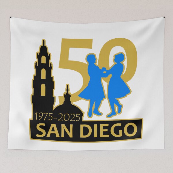 Item preview, 50th logo, no border, no background designed and sold by DanceScottishSD.