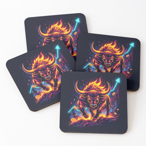 Item preview, Raging Crypto Bull: Fury of the Bull Run designed and sold by RK - Shop.