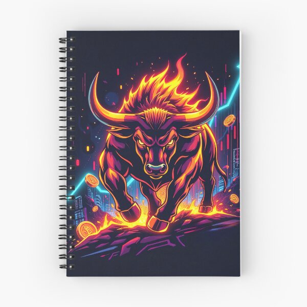 Item preview, Raging Crypto Bull: Fury of the Bull Run designed and sold by RK - Shop.
