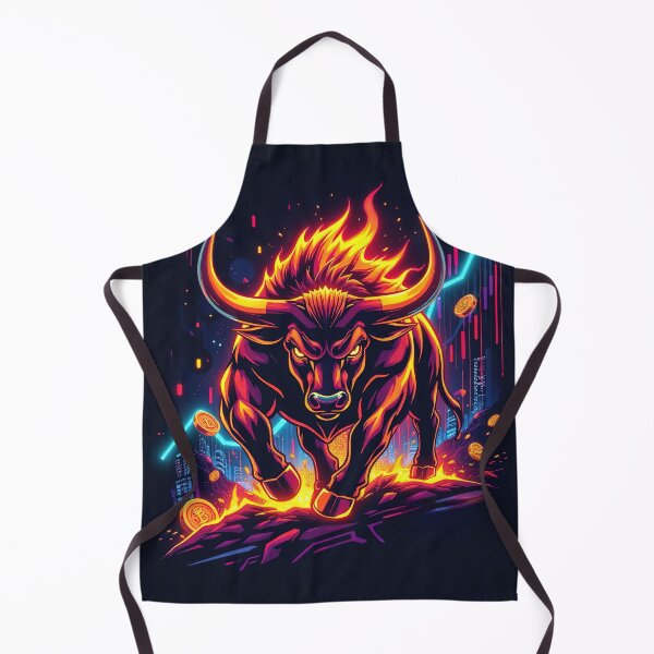 Item preview, Raging Crypto Bull: Fury of the Bull Run designed and sold by RK - Shop.