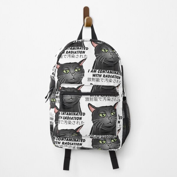 Item preview, I Am Contaminated With Radiation Cat Meme Funny Cute designed and sold by DreamyNature.