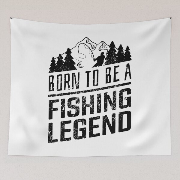 Item preview, "Born to Fish: Funny Fishing Legend Design for Anglers and Outdoor Adventure Enthusiasts" designed and sold by artworkathome.