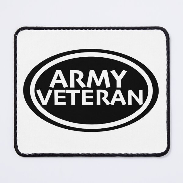 Item preview, Army Veteran print novelty: Military design in black and white print designed and sold by PSST-Design.