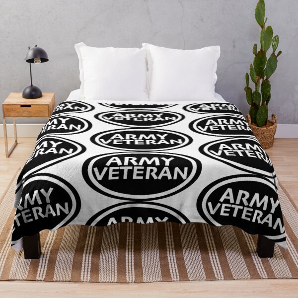 Item preview, Army Veteran print novelty: Military design in black and white print designed and sold by PSST-Design.