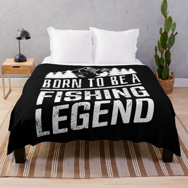Item preview, "Born to Fish: Funny Fishing Legend Design for Anglers and Outdoor Adventure Enthusiasts" designed and sold by artworkathome.