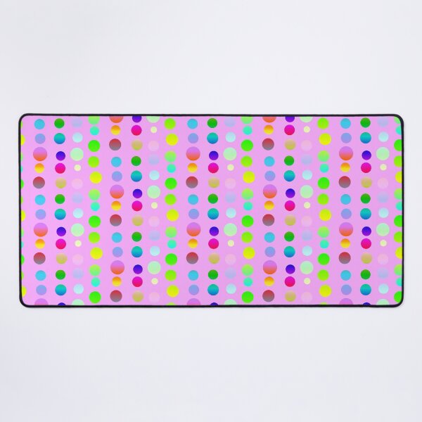 Item preview, Patrón de puntos excéntricos de varios colores de color rosa | Diseño de puntos multicolores de color rosa designed and sold by lausn.