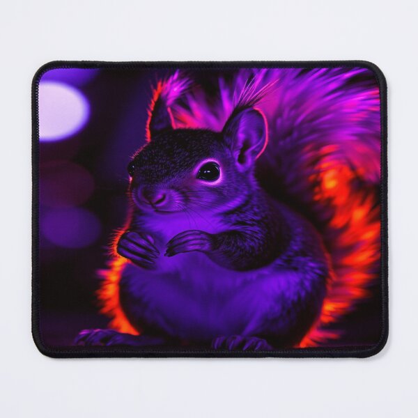 Item preview, Creative light art featuring a cute squirrel rendered in deep  designed and sold by Zoa220.