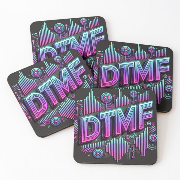 Item preview, DTMF Cyberpunk Neon Design - Futuristic Digital Art designed and sold by Kts20.