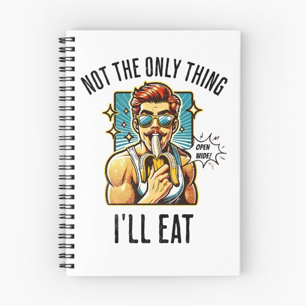 Artikelvorschau, Retro schwuler Cartoon-Bananen-Humor-Design entworfen und verkauft von DarkSenseDesign.
