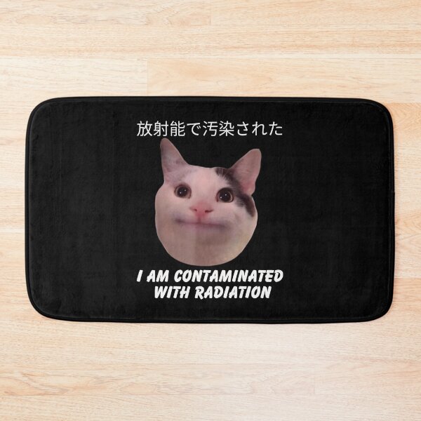 Item preview, I Am Contaminated With Radiation Funny Cat designed and sold by DreamyNature.