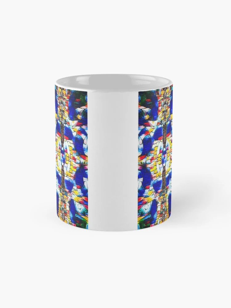 Thumbnail 4 of 6, Coffee Mug, abstract pattern designed and sold by The Hand That Listens.
