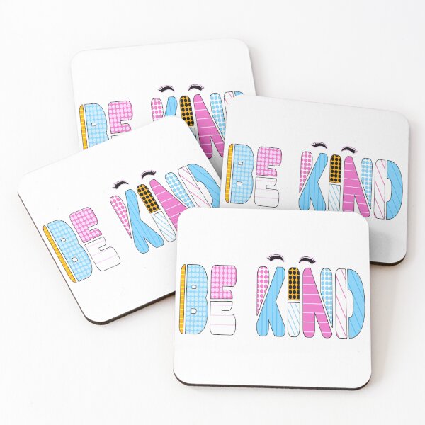 Item preview, BE KIND - Colorful Typography Art designed and sold by MigWhimsy.