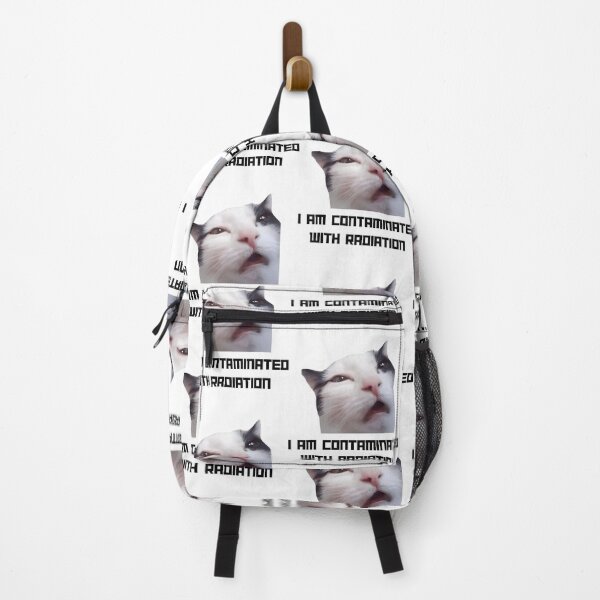 Item preview, I Am Contaminated With Radiation Funny Ironic Cat Meme designed and sold by DreamyNature.