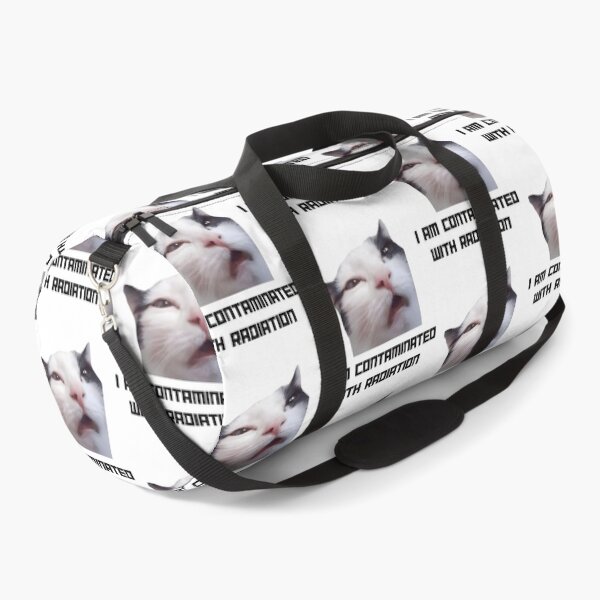 Item preview, I Am Contaminated With Radiation Funny Ironic Cat Meme designed and sold by DreamyNature.