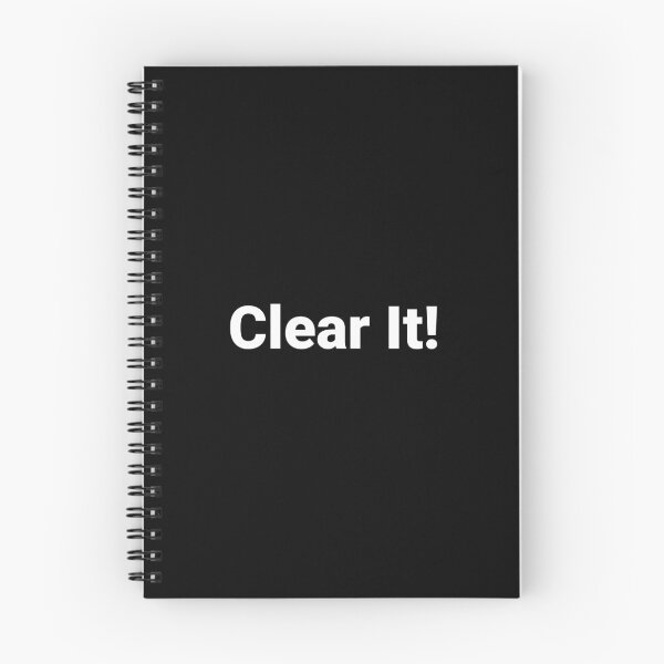 Item preview, Clear It! designed and sold by Text-based T-Shirts and Gifts.