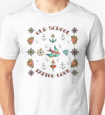 tatoo old school tee shirt white trending cute saying Unisex T-Shirt