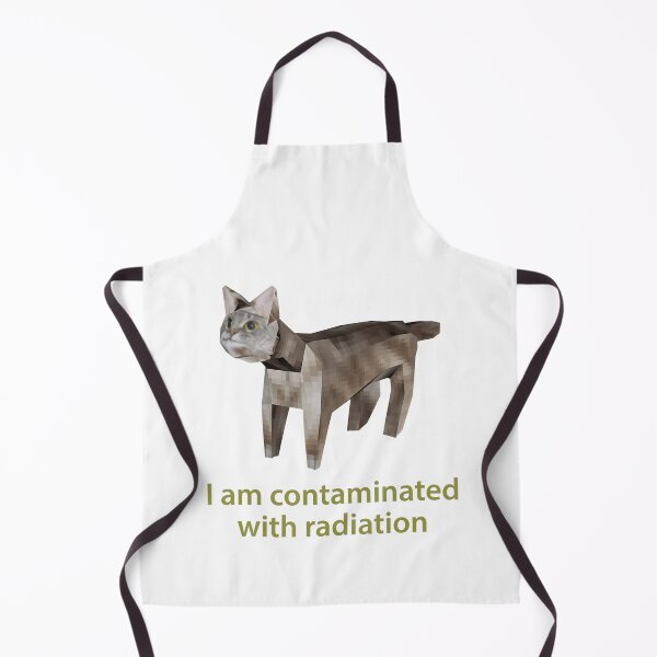 Item preview, Lovely Cat Meme Classic Art I Am Contaminated With Radiation designed and sold by DreamyNature.