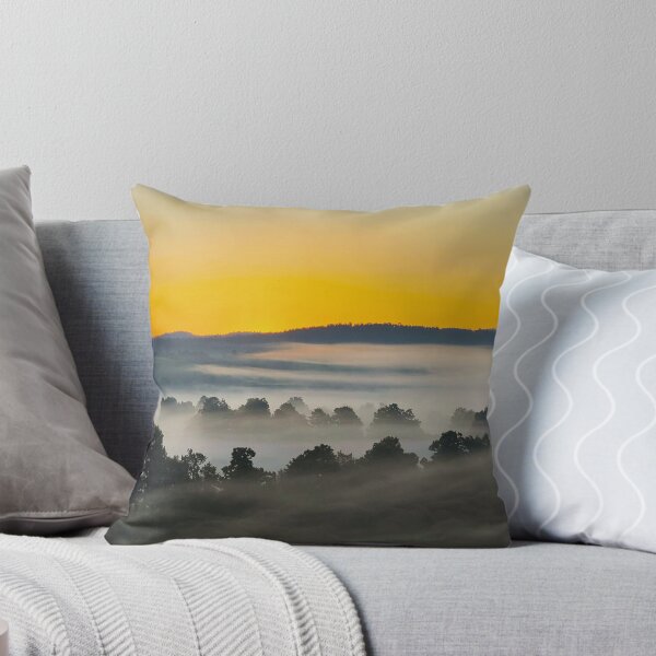 Golden hour Throw Pillow