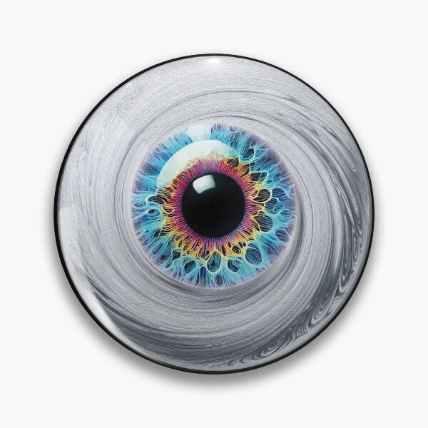 Item preview, Psychedelic Twist Trippy Eyeball Eye Iris Pupil Art designed and sold by Shells Graffiti.