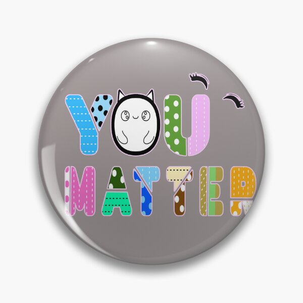 Item preview, YOU MATTER - Colorful Typography Art designed and sold by MigWhimsy.