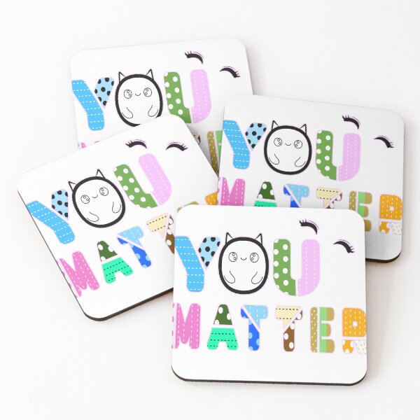 Item preview, YOU MATTER - Colorful Typography Art designed and sold by MigWhimsy.