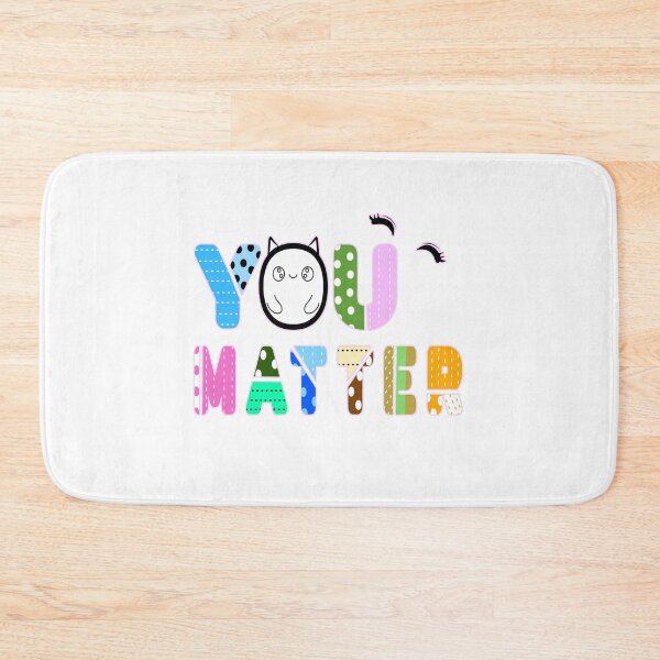 Item preview, YOU MATTER - Colorful Typography Art designed and sold by MigWhimsy.
