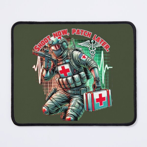 Item preview, Shoot Now Patch Later T-shirt designed and sold by BestDetailer.