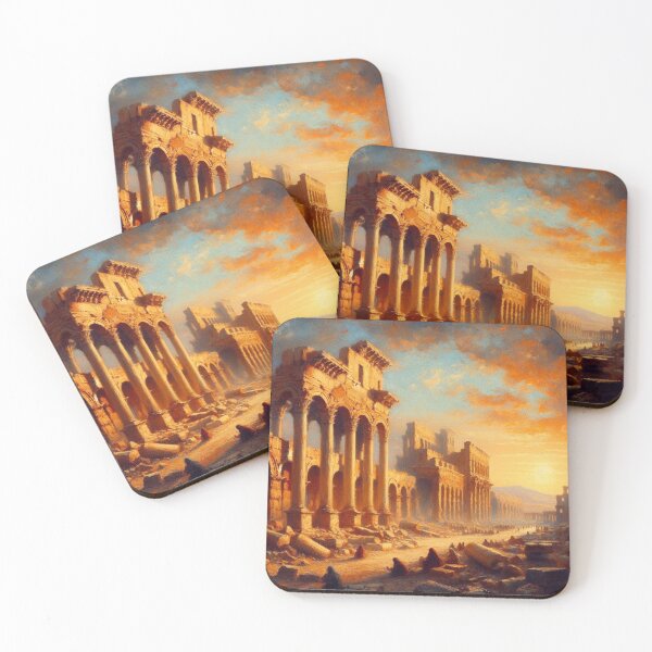 Item preview, From the imagination, the city of Palmyra is imagined after the great earthquake. designed and sold by  Bride of the desert.