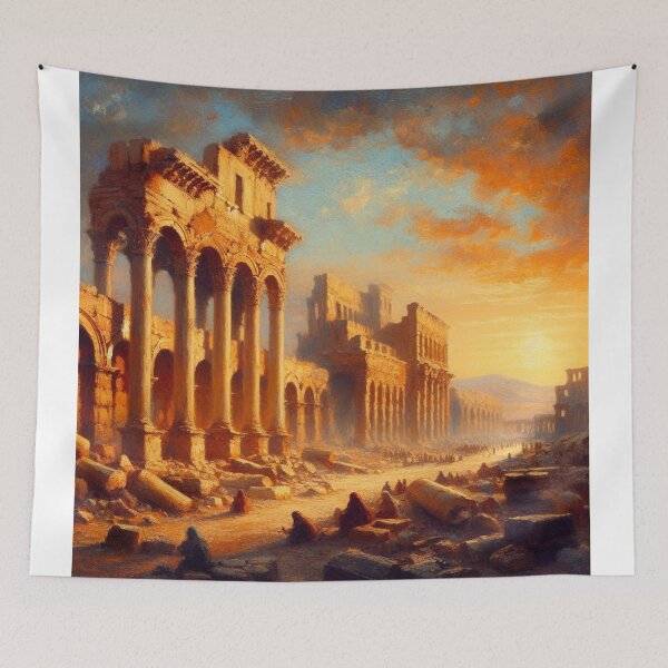 Item preview, From the imagination, the city of Palmyra is imagined after the great earthquake. designed and sold by  Bride of the desert.