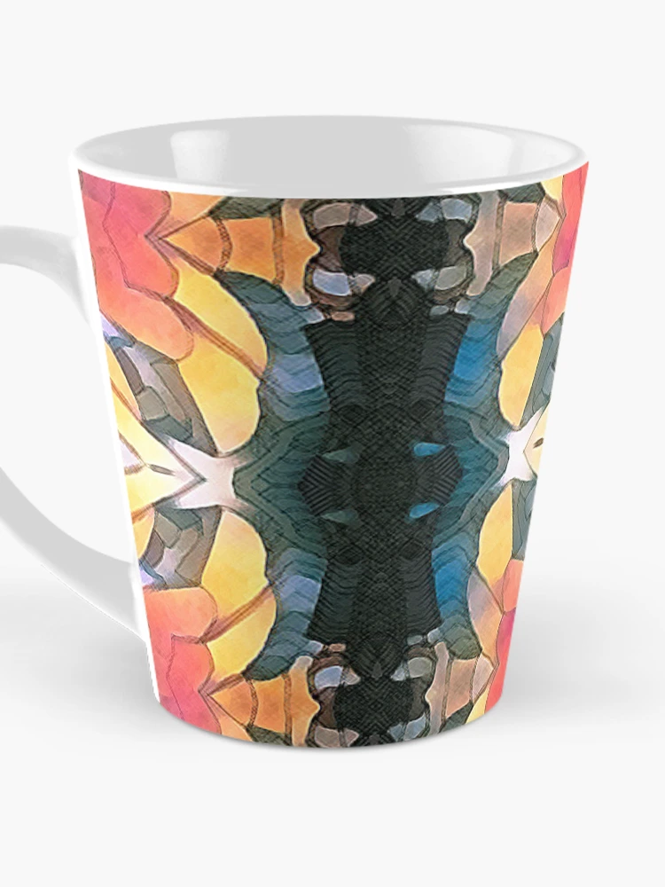 Thumbnail 3 of 4, Coffee Mug, pattern background designed and sold by The Hand That Listens.