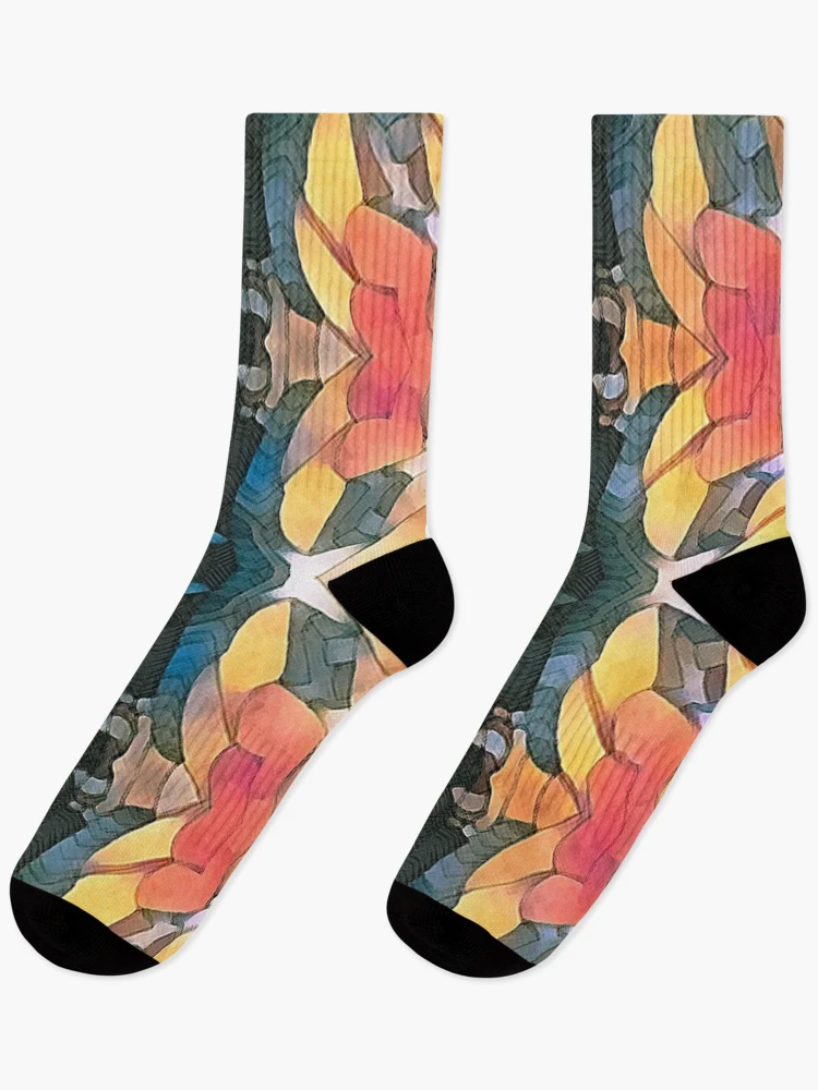 Thumbnail 1 of 5, Socks, pattern background designed and sold by The Hand That Listens.