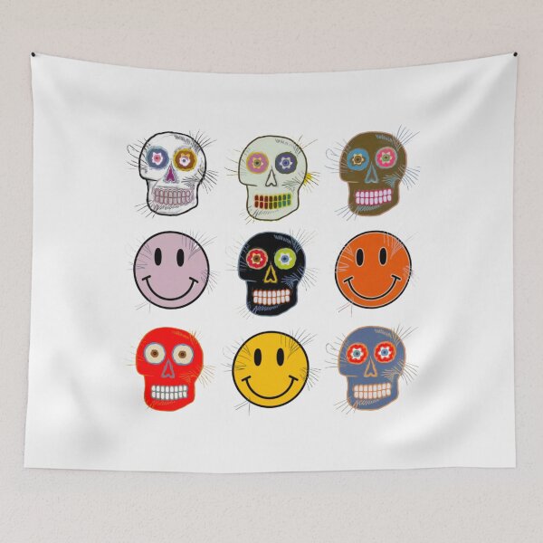 Item preview, Smiles & Skulls, Playful Clash of Life and Death, funnyfits70, Humor, Funny, retro, vintage, funny quotes, animal humor, designed and sold by FunnyFits70.