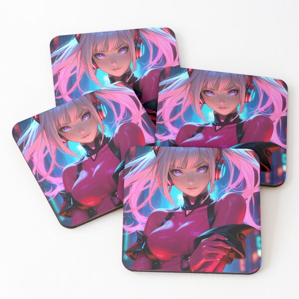 Item preview, Vibrant Cat Ears Anime Girl designed and sold by KungKthulhu.
