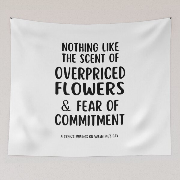 Item preview, Fear of Commitment | Cynic Valentine's Day designed and sold by ObsidianDaz.