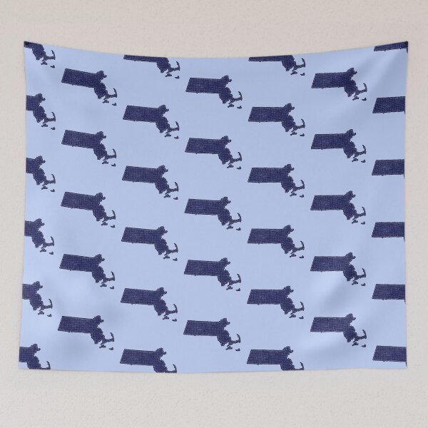 Item preview, Denim Massachusetts designed and sold by feliciasdesigns.
