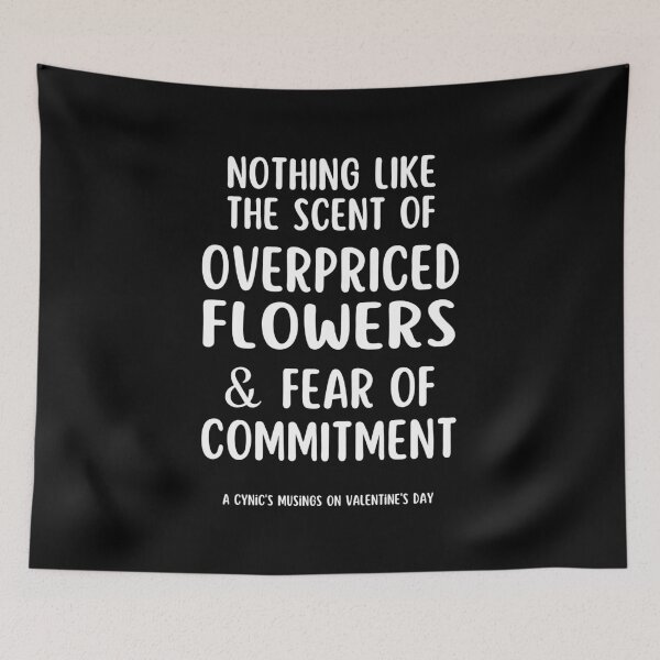 Item preview, Fear of Commitment | Cynic Valentine's Day designed and sold by ObsidianDaz.