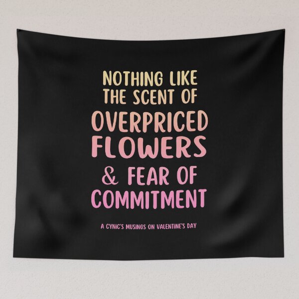Item preview, Fear of Commitment | Cynic Valentine's Day designed and sold by ObsidianDaz.