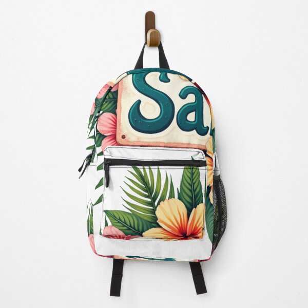 Item preview, Tropical Flowers Saipan Sign designed and sold by AwesomePasifika.