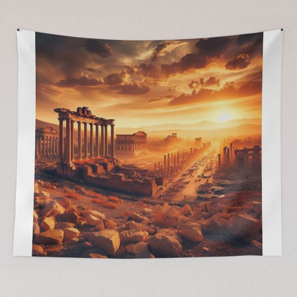 Item preview, From the imagination, the city of Palmyra is imagined after the great earthquake. designed and sold by  Bride of the desert.