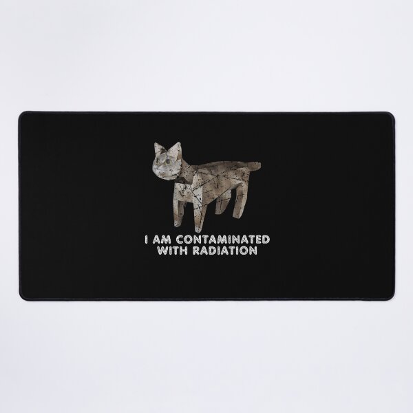 Item preview, Vintage I Am Contaminated With Radiation Japanese Cat Meme designed and sold by DreamyNature.