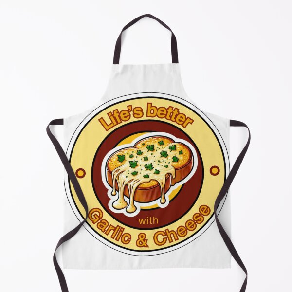 Item preview, Cheesy Garlic Bread - Life's Better With Garlic & Cheese designed and sold by DigiSudu.