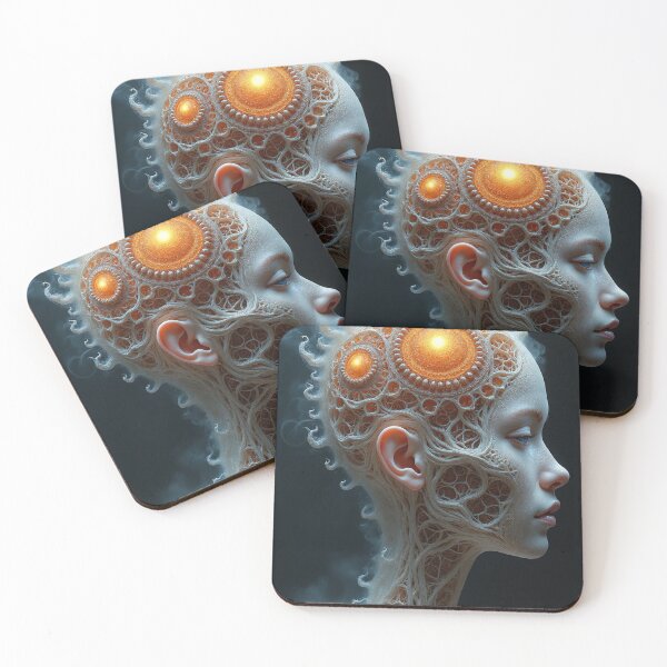 Item preview, Abstract illustration - Detailed fractals in Transcendental Anthropomorphic designed and sold by Giuseppe Cammino.
