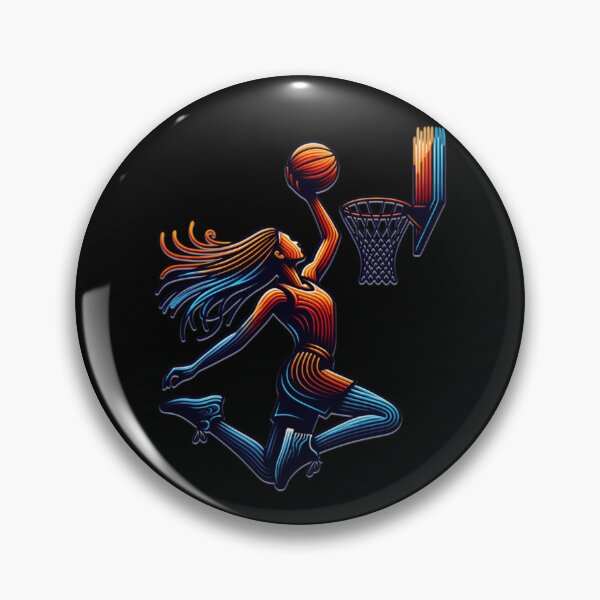 Item preview, Elegant Woman Silhouette dunking Basketball for Woman and girls designed and sold by All Year Round.