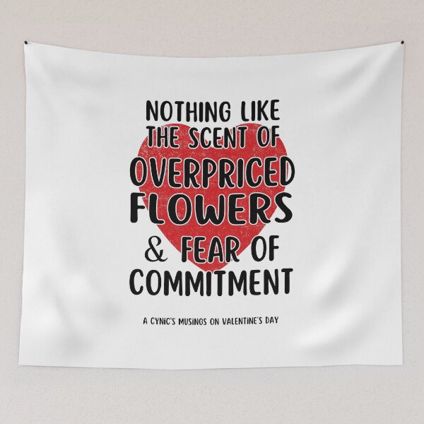 Item preview, Fear of Commitment | Cynic Valentine's Day designed and sold by ObsidianDaz.